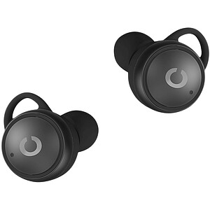 Prixton TWS160S sport Bluetooth® 5.0 earbuds, solid black