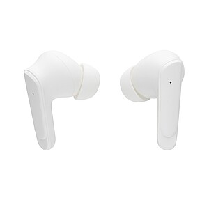 Prolink RCS recycled plastic hybrid ANC/ENC earbud, white