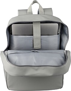 PU 15 inch laptop backpack Felicia, grey