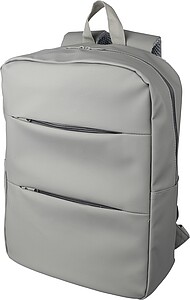 PU 15 inch laptop backpack Felicia, grey