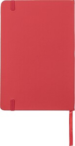 PU notebook (A5) Bradley, red