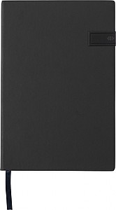 PU notebook (approx. A5) with 16GB USB drive integrated in the cover, 96 lined pages