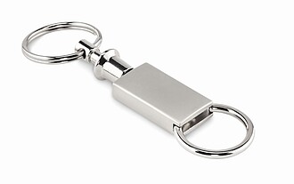 Pull apart split key ring