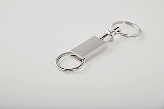 Pull apart split key ring