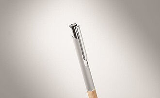 Push button aluminium pen