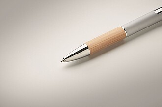 Push button aluminium pen