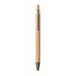 Push button bamboo pen, wood