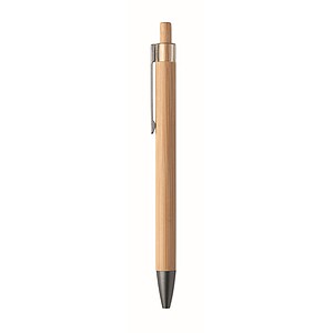 Push button bamboo pen, wood