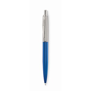 Push button pen in box, blue