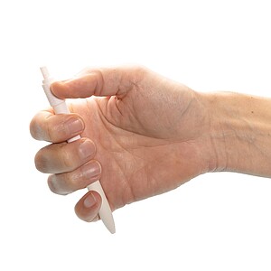 Quill GRS certified RABS anti stress/ stress relief pen, white