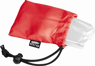 Rain ponch made from RPET