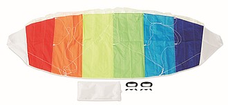 Rainbow design kite in pouch