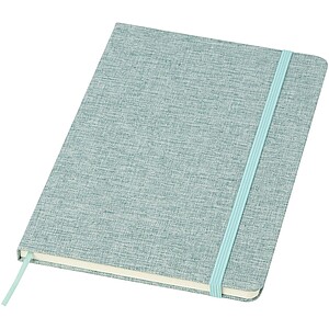 Ramona A5 cotton notebook, heather green