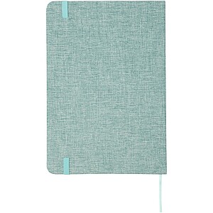 Ramona A5 cotton notebook, heather green