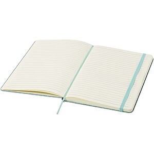 Ramona A5 cotton notebook, heather green