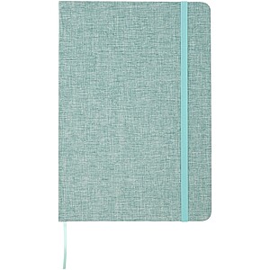 Ramona A5 cotton notebook, heather green