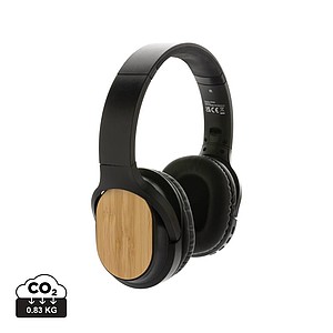 RCS and FSC® bamboo Elite Foldable wireless headphone