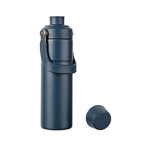 RCS recycled bottle 600 ml, navy