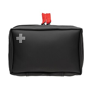 RCS recycled nubuck PU pouch first aid set, black