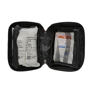 RCS recycled nubuck PU pouch first aid set, black