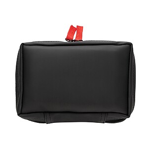 RCS recycled nubuck PU pouch first aid set, black