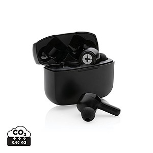 RCS recycled plastic Swiss Peak ANC TWS earbuds