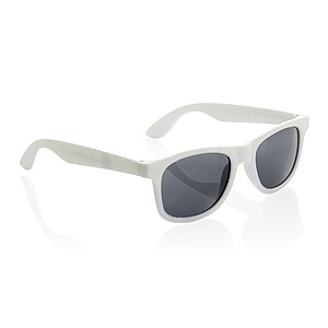 RCS recycled PP plastic sunglasses, white