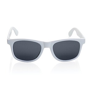 RCS recycled PP plastic sunglasses, white