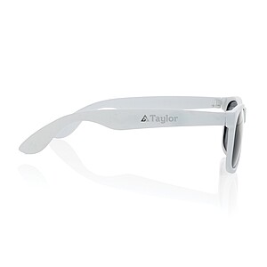 RCS recycled PP plastic sunglasses, white
