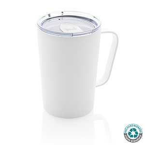 RCS Recycled stainless steel modern vacuum mug with lid