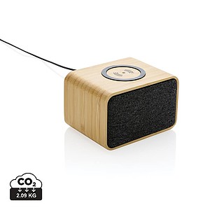 RCS Rplastic speaker with FSC® bamboo 5W wireless