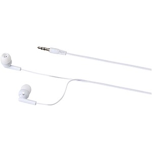 Rebel earbuds with recycled plastic storage box, white