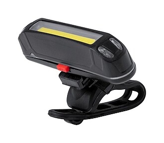 Rechargeable bicycle light, black