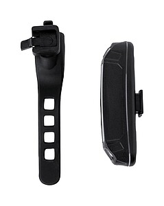 Rechargeable bicycle light, black