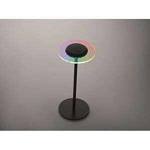 Rechargeable iron table lamp, black