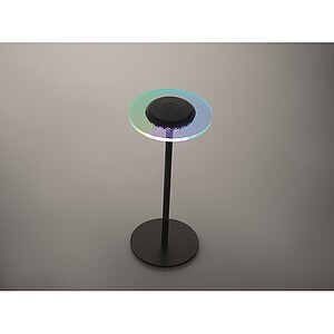 Rechargeable iron table lamp, black