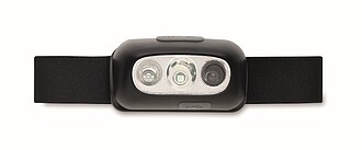 Rechargeable LED head torch, black