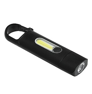 Rechargeable torch, black