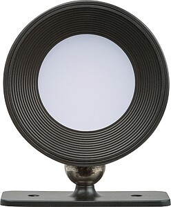 Rechargeable wall lamps set of 2, black