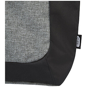 Reclaim GRS recycled two-tone zippered tote bag 15L