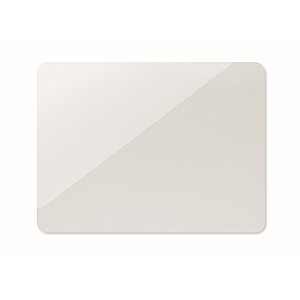 Rectangular magnet in PVC, white