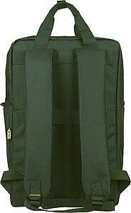Recycled (900D) polyester backpack Amalia, green
