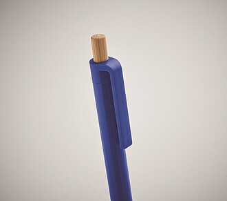 Recycled ABS ball pen, royal blue