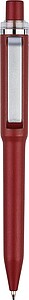 Recycled ABS ballpen, burgundy