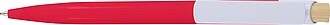 Recycled ABS ballpen Zian, red