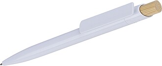 Recycled ABS ballpen Zian, white