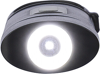 Recycled ABS mini flashlight Zai, black