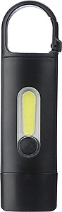 Recycled ABS mini flashlight Zai, black