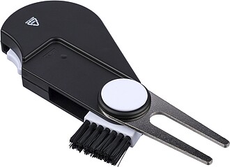 Recycled ABS multifunctional golf tool Suki, black