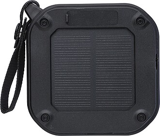 Recycled ABS outdoor speaker Lois, black